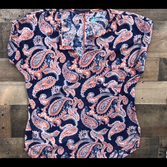 Kate and Sam Tops - FREE 🆓 With Purchase Paisley Tee Shirt